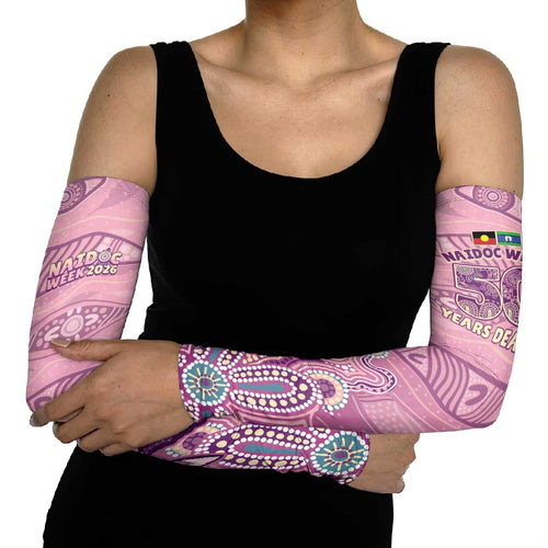 NAIDOC Week - 50 Years Deadly Arm Sleeves Pastel Wings