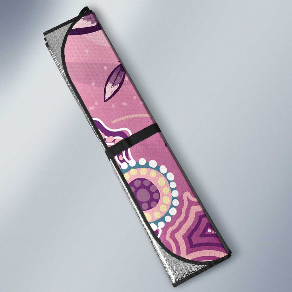 NAIDOC Week - 50 Years Deadly Auto Sun Shade Pastel Wings