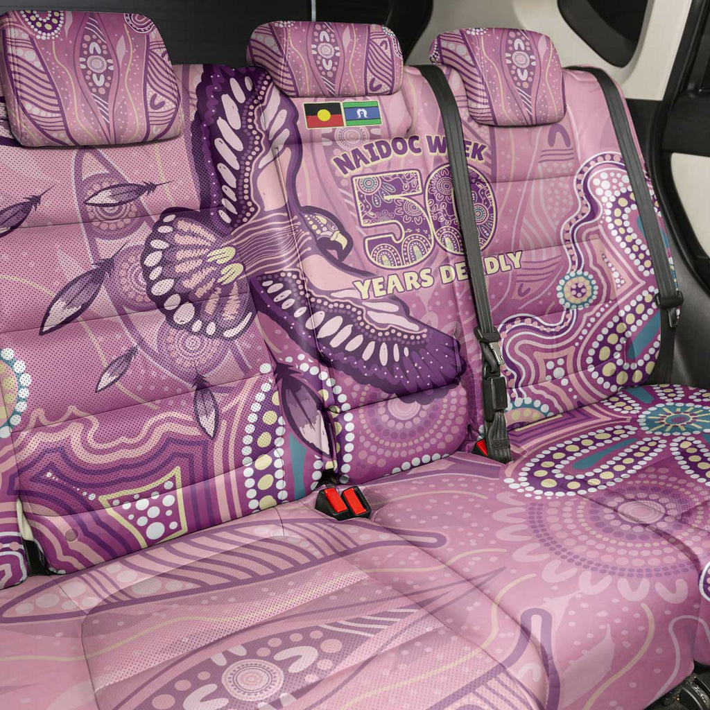 NAIDOC Week - 50 Years Deadly Back Car Seat Cover Pastel Wings