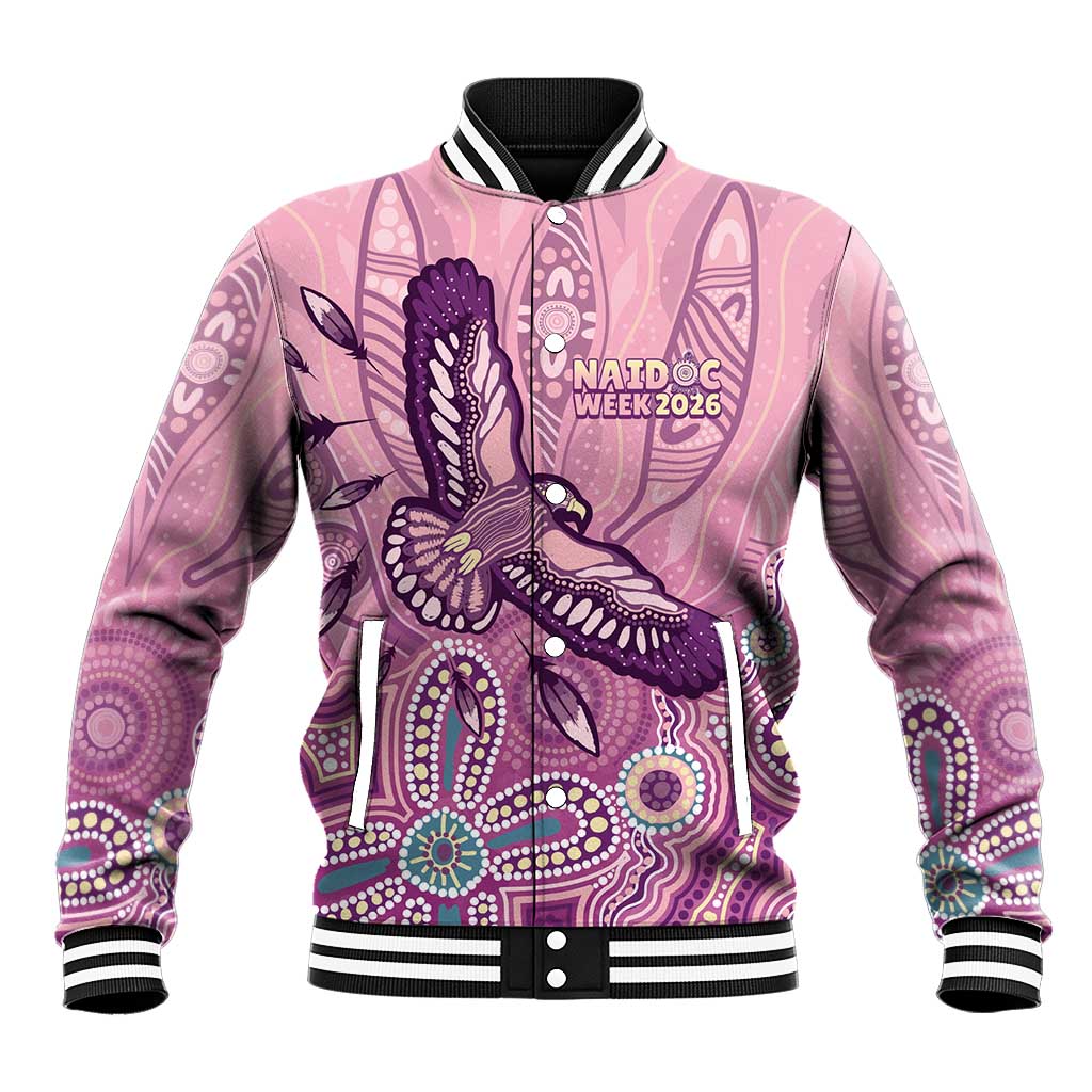 NAIDOC Week - 50 Years Deadly Baseball Jacket Pastel Wings