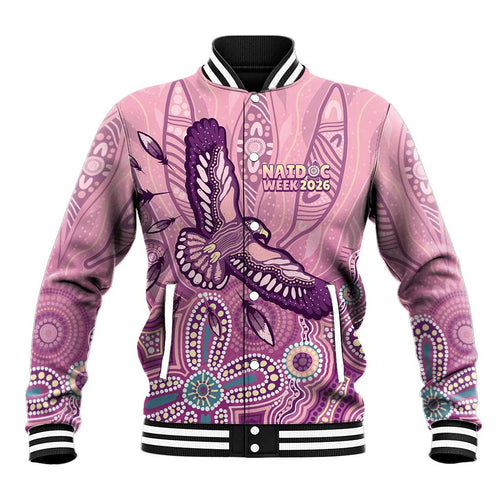 NAIDOC Week - 50 Years Deadly Baseball Jacket Pastel Wings