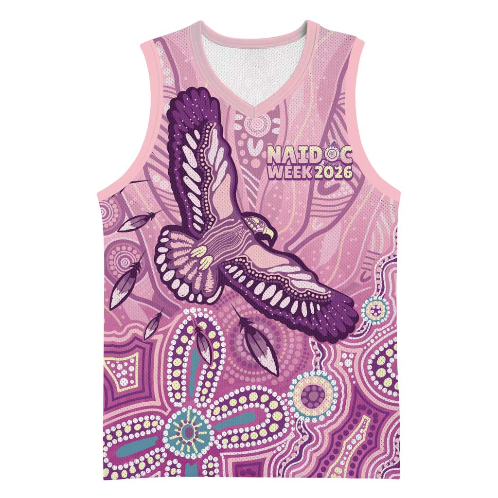 NAIDOC Week - 50 Years Deadly Basketball Jersey Pastel Wings