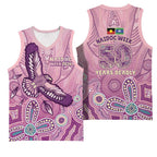 NAIDOC Week - 50 Years Deadly Basketball Jersey Pastel Wings