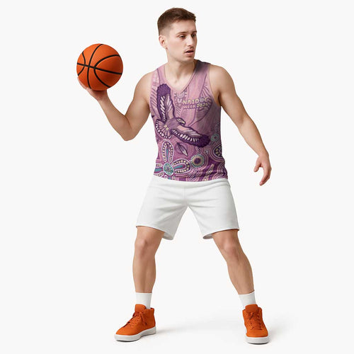 NAIDOC Week - 50 Years Deadly Basketball Jersey Pastel Wings