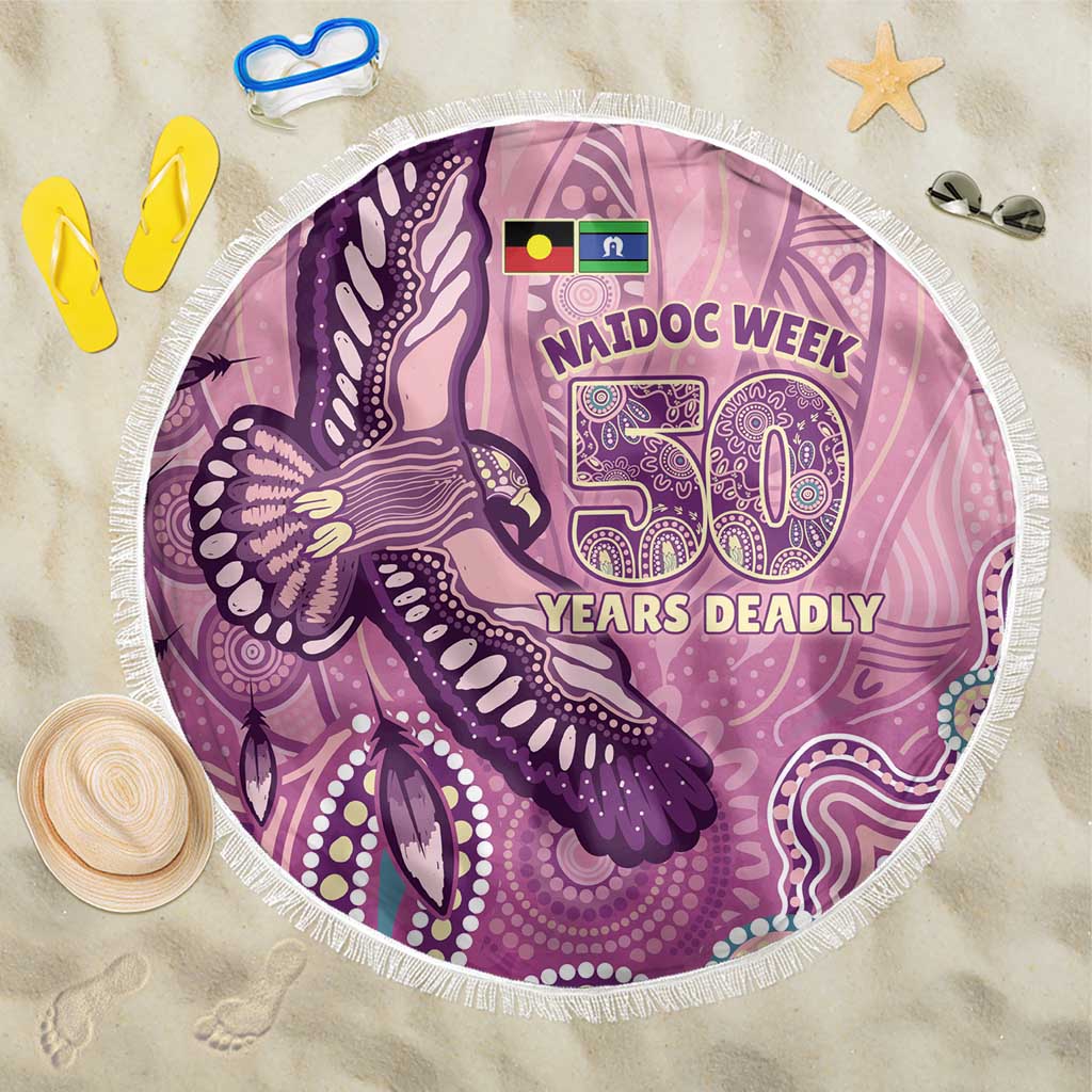 NAIDOC Week - 50 Years Deadly Beach Blanket Pastel Wings