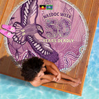 NAIDOC Week - 50 Years Deadly Beach Blanket Pastel Wings