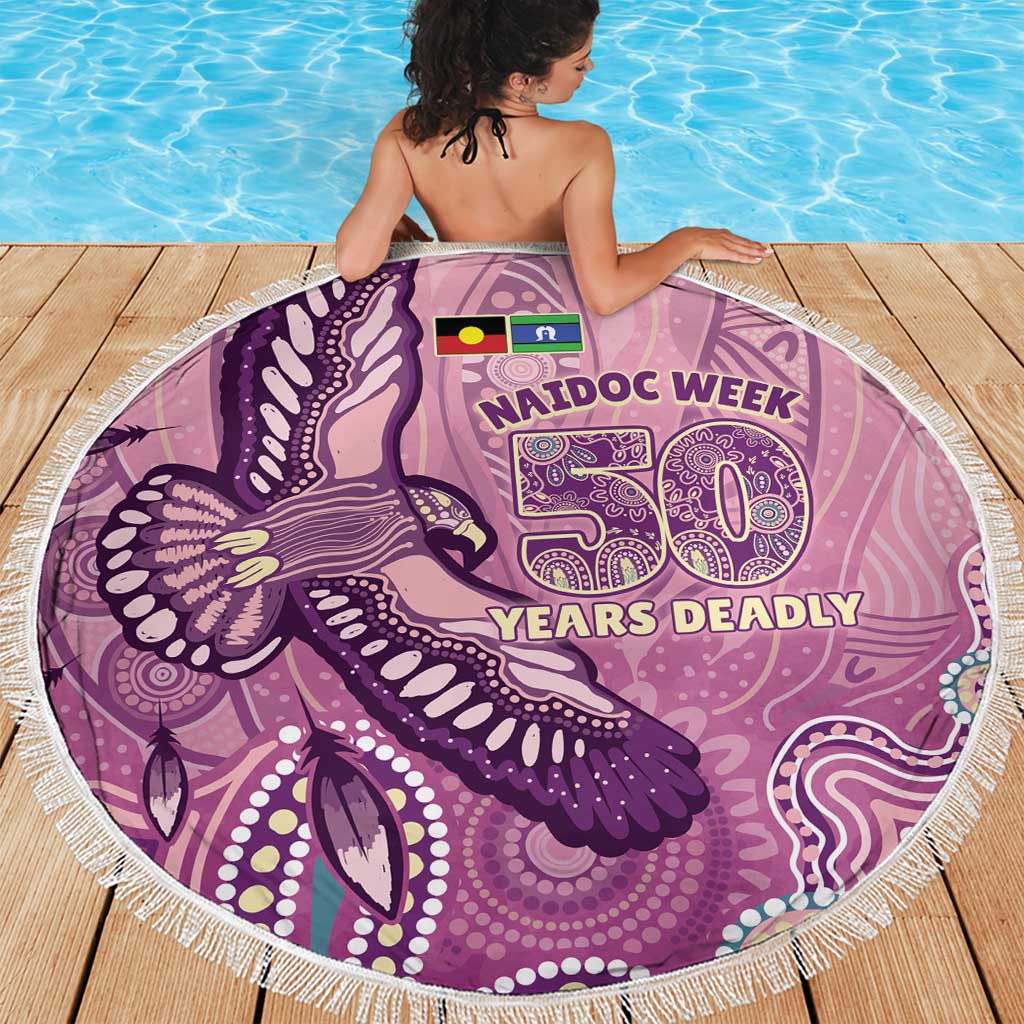 NAIDOC Week - 50 Years Deadly Beach Blanket Pastel Wings
