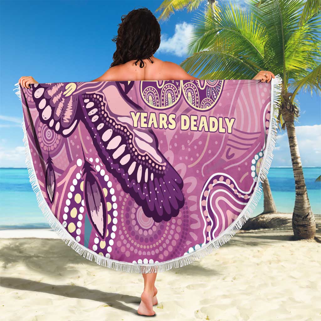 NAIDOC Week - 50 Years Deadly Beach Blanket Pastel Wings