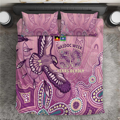 NAIDOC Week - 50 Years Deadly Bedding Set Pastel Wings