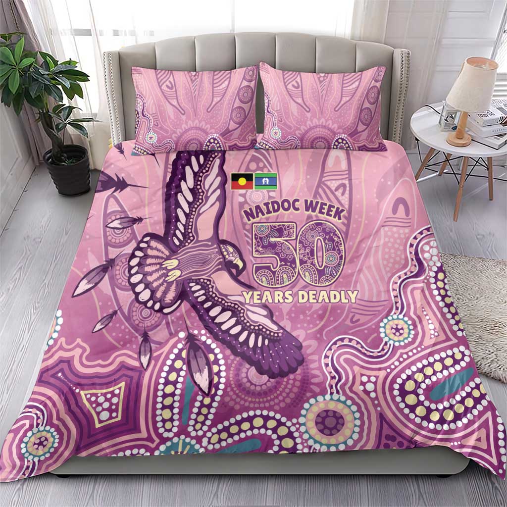 NAIDOC Week - 50 Years Deadly Bedding Set Pastel Wings