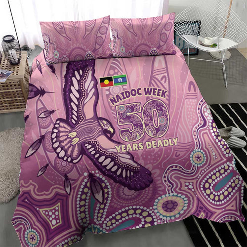 NAIDOC Week - 50 Years Deadly Bedding Set Pastel Wings