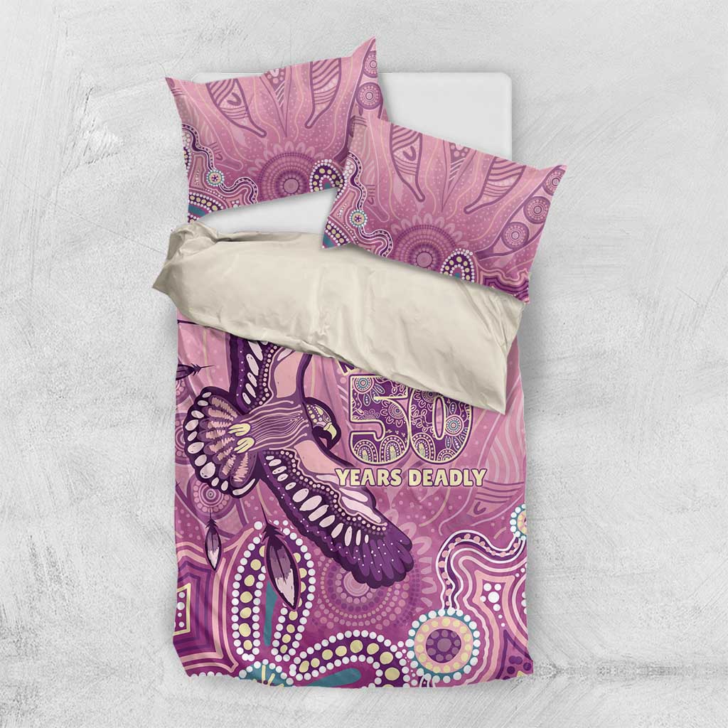 NAIDOC Week - 50 Years Deadly Bedding Set Pastel Wings
