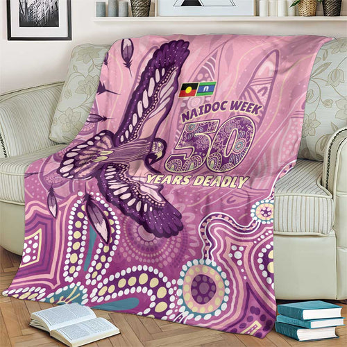 NAIDOC Week - 50 Years Deadly Blanket Pastel Wings