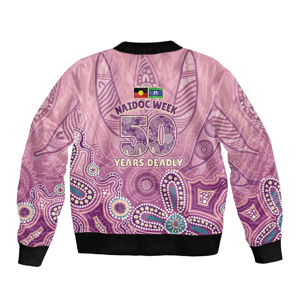 NAIDOC Week - 50 Years Deadly Bomber Jacket Pastel Wings