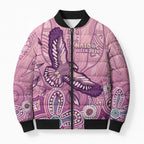 NAIDOC Week - 50 Years Deadly Bomber Puffer Jacket Pastel Wings