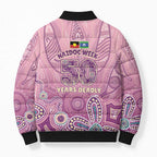 NAIDOC Week - 50 Years Deadly Bomber Puffer Jacket Pastel Wings