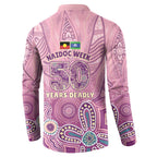 NAIDOC Week - 50 Years Deadly Button Sweatshirt Pastel Wings