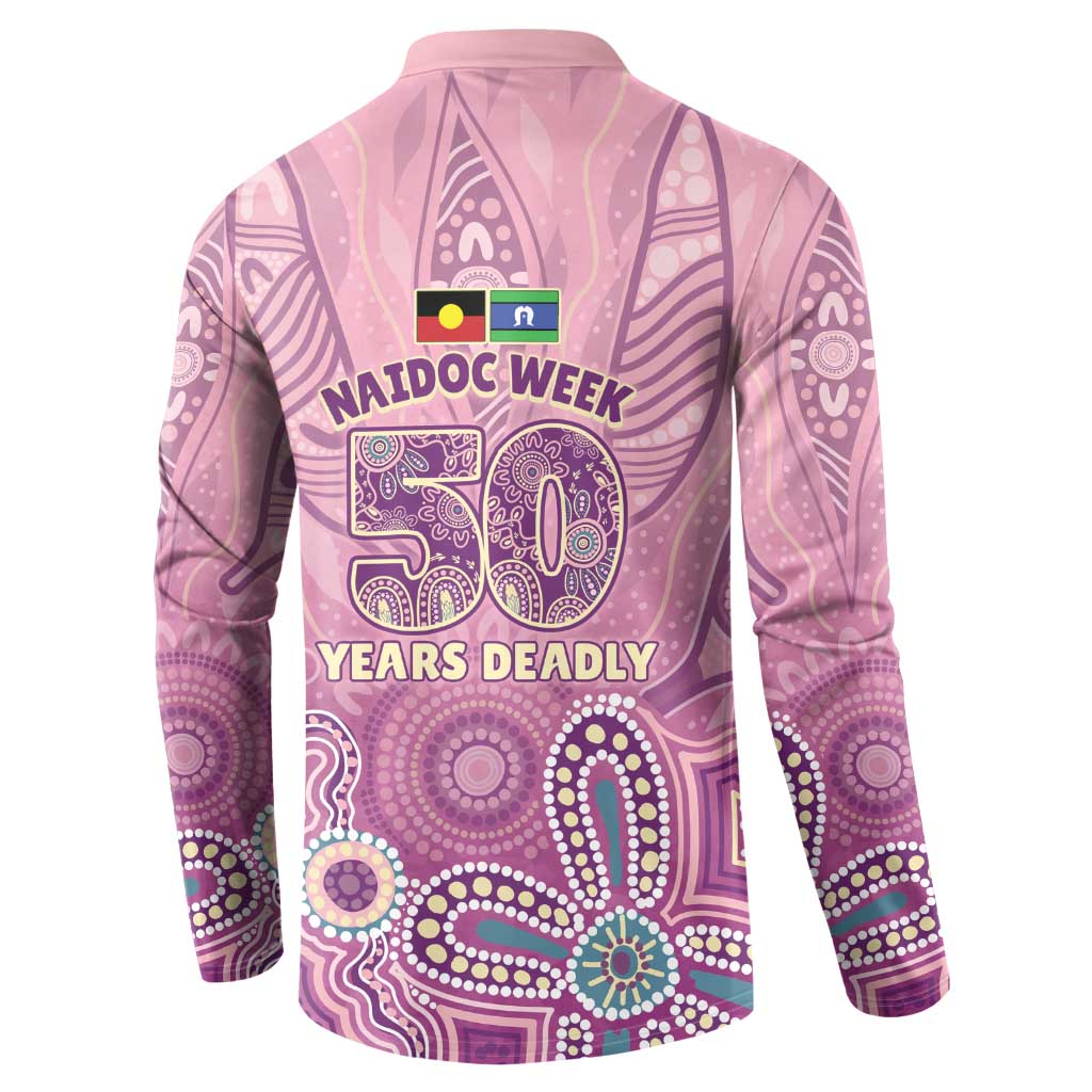 NAIDOC Week - 50 Years Deadly Button Sweatshirt Pastel Wings