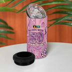 NAIDOC Week - 50 Years Deadly 4 in 1 Can Cooler Tumbler Pastel Wings