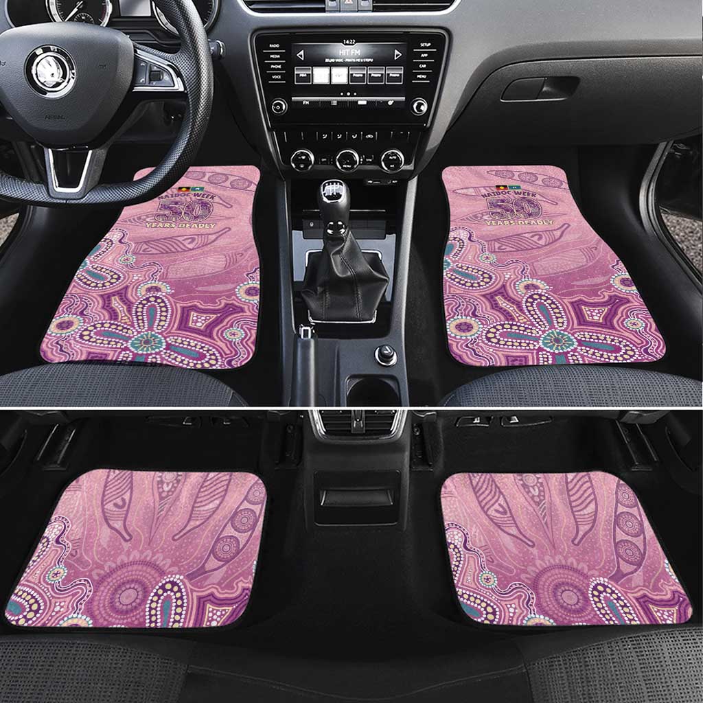 NAIDOC Week - 50 Years Deadly Car Mats Pastel Wings