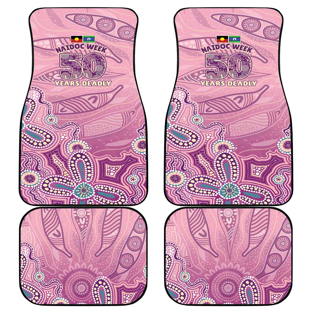 NAIDOC Week - 50 Years Deadly Car Mats Pastel Wings