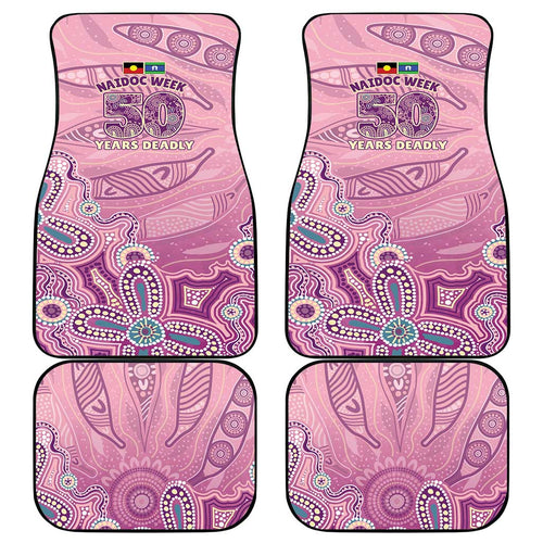 NAIDOC Week - 50 Years Deadly Car Mats Pastel Wings