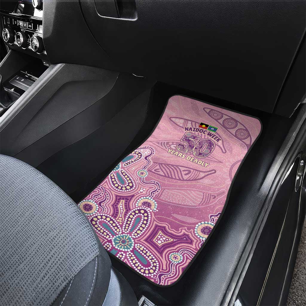 NAIDOC Week - 50 Years Deadly Car Mats Pastel Wings