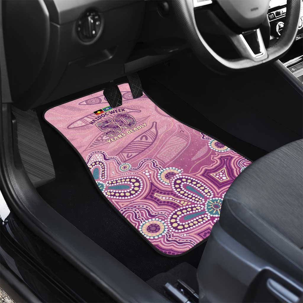 NAIDOC Week - 50 Years Deadly Car Mats Pastel Wings