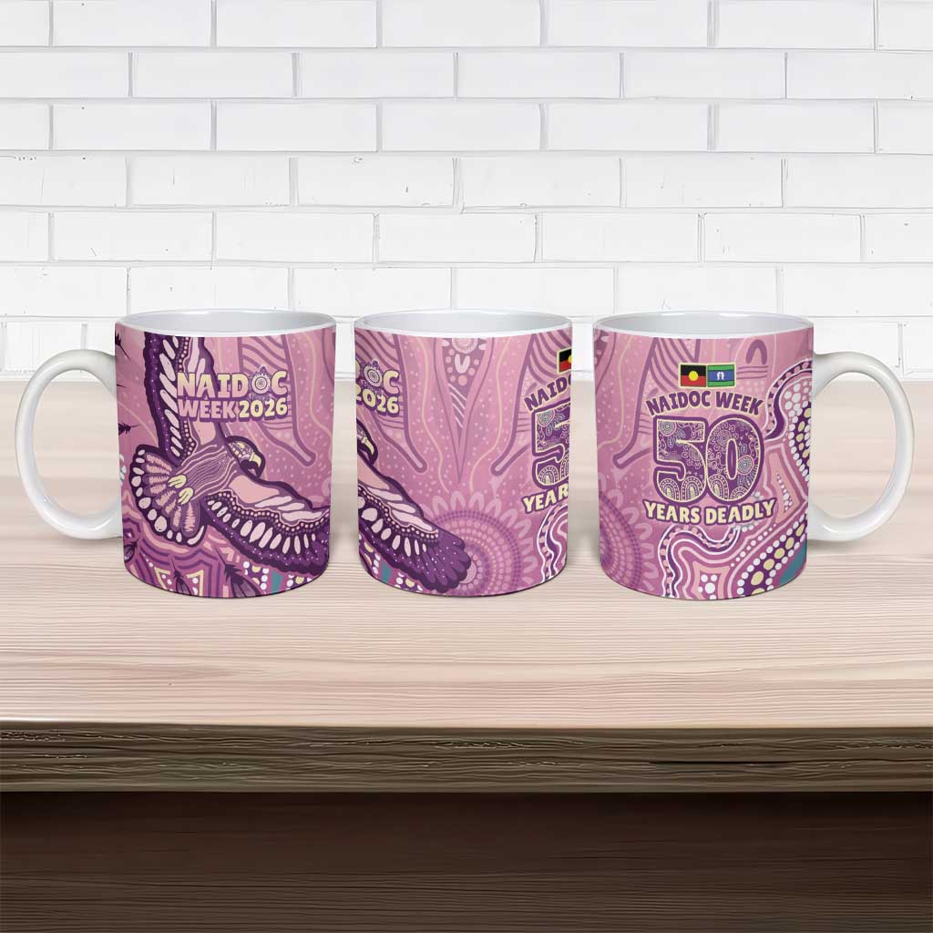 NAIDOC Week - 50 Years Deadly Ceramic Mug Pastel Wings