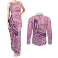 NAIDOC Week - 50 Years Deadly Couples Matching Tank Maxi Dress and Long Sleeve Button Shirt Pastel Wings