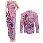 NAIDOC Week - 50 Years Deadly Couples Matching Tank Maxi Dress and Long Sleeve Button Shirt Pastel Wings