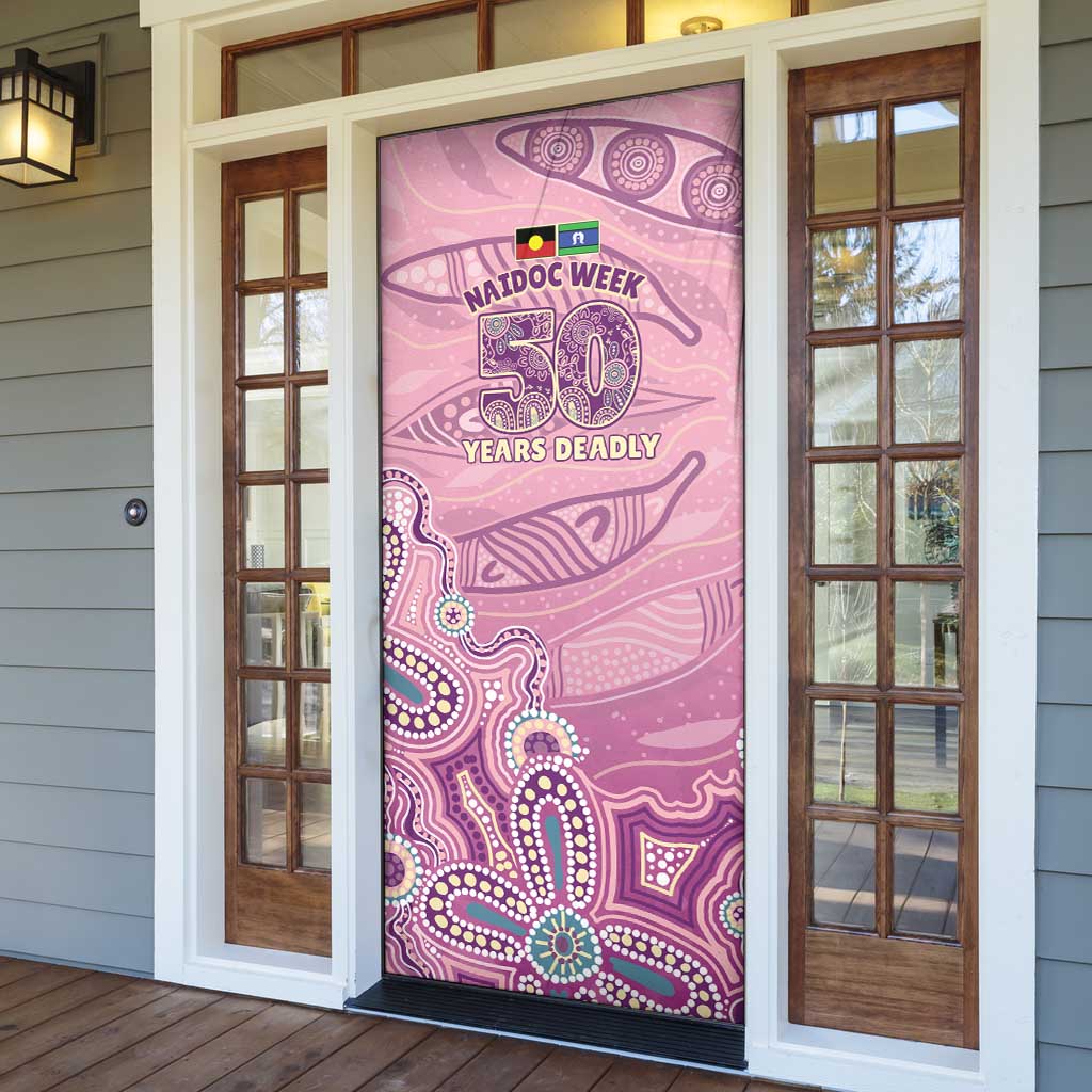 NAIDOC Week - 50 Years Deadly Door Cover Pastel Wings