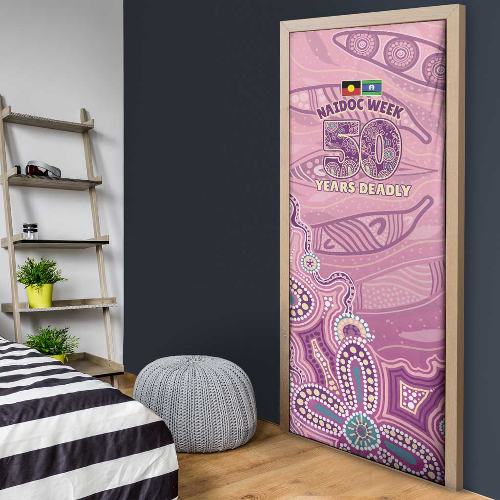 NAIDOC Week - 50 Years Deadly Door Cover Pastel Wings