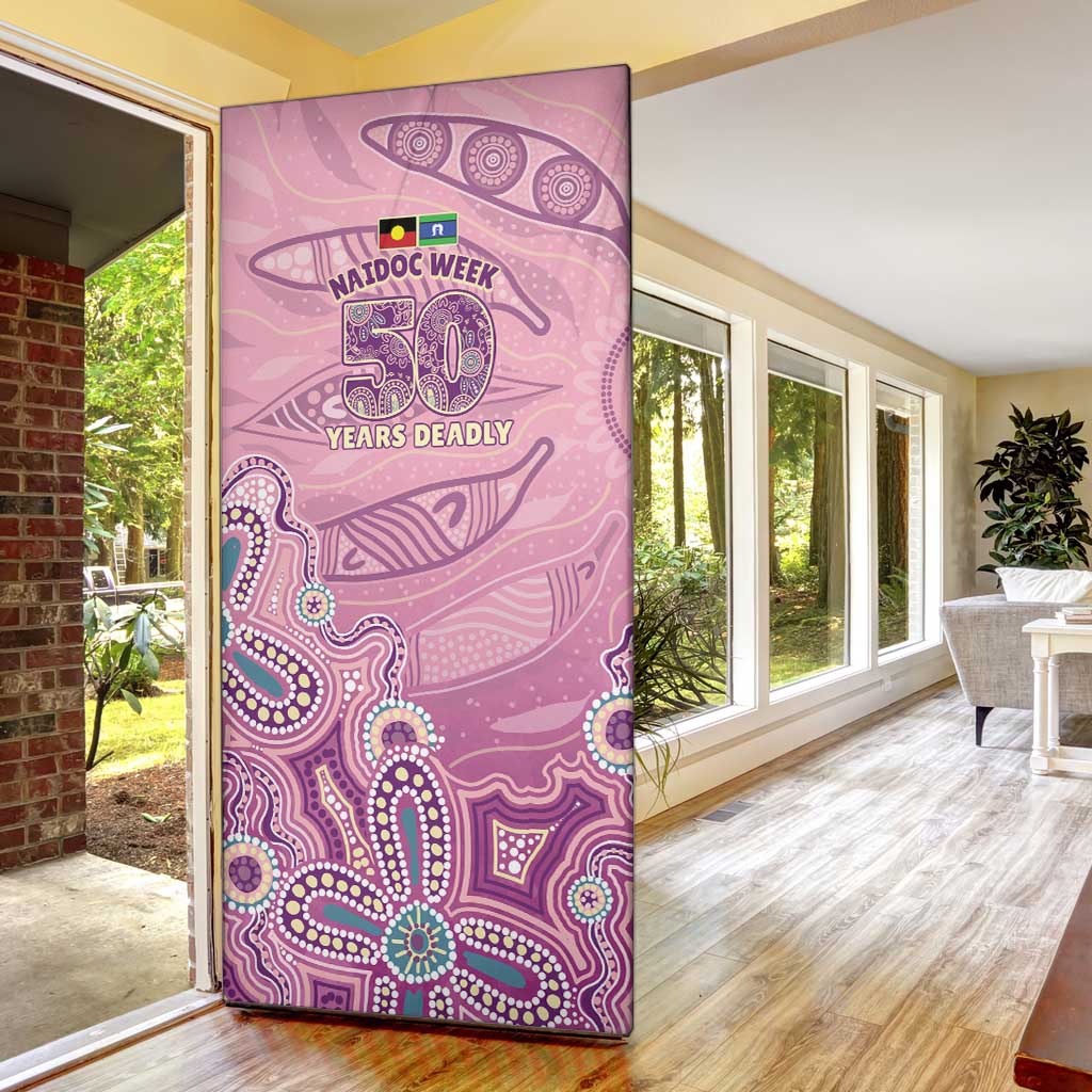 NAIDOC Week - 50 Years Deadly Door Cover Pastel Wings