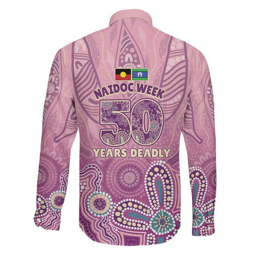 NAIDOC Week - 50 Years Deadly Family Matching Mermaid Dress and Hawaiian Shirt Pastel Wings