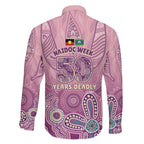 NAIDOC Week - 50 Years Deadly Family Matching Tank Maxi Dress and Hawaiian Shirt Pastel Wings