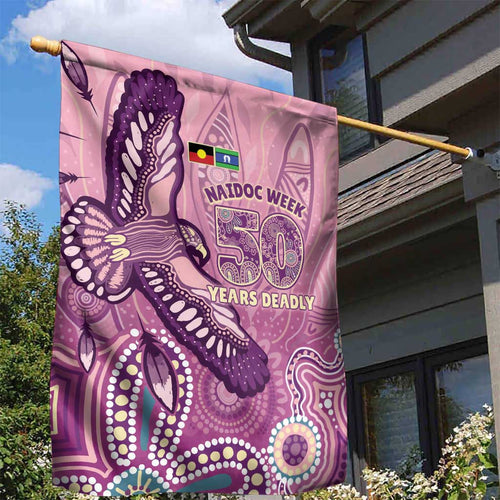 NAIDOC Week - 50 Years Deadly Garden Flag Pastel Wings