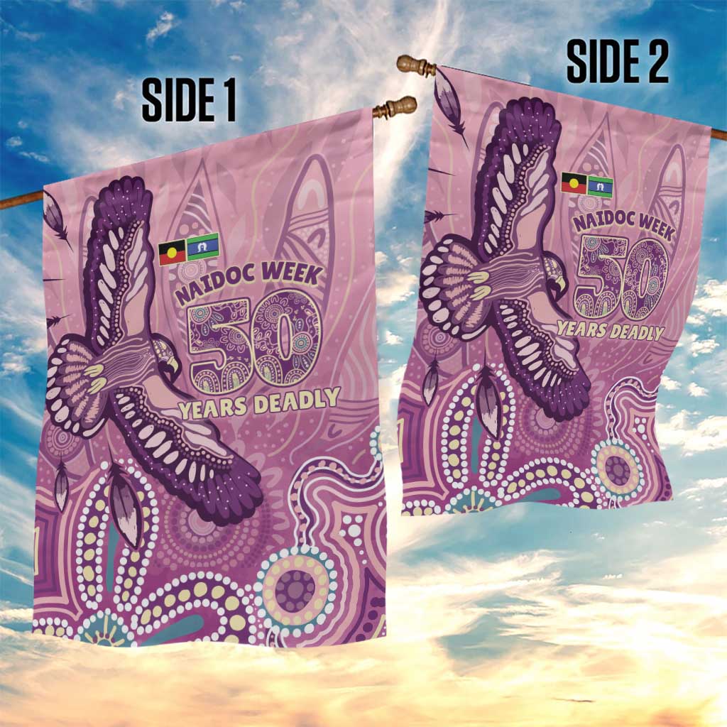 NAIDOC Week - 50 Years Deadly Garden Flag Pastel Wings