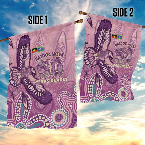 NAIDOC Week - 50 Years Deadly Garden Flag Pastel Wings