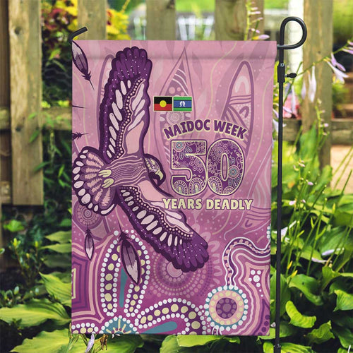 NAIDOC Week - 50 Years Deadly Garden Flag Pastel Wings