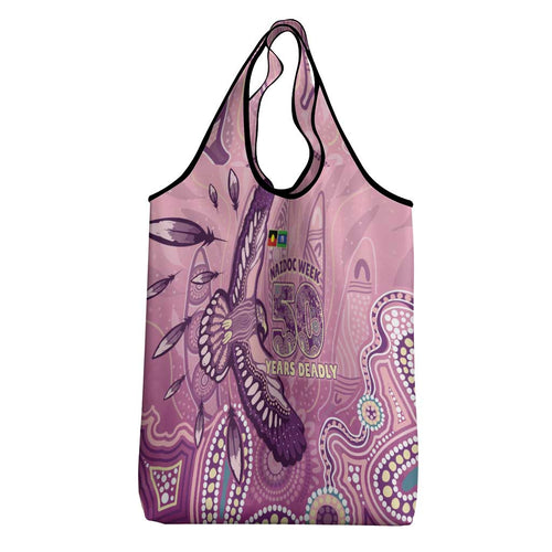 NAIDOC Week - 50 Years Deadly Grocery Bag Pastel Wings
