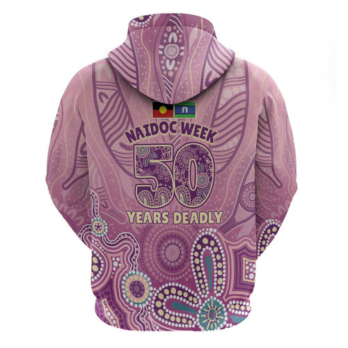NAIDOC Week - 50 Years Deadly Hoodie Pastel Wings