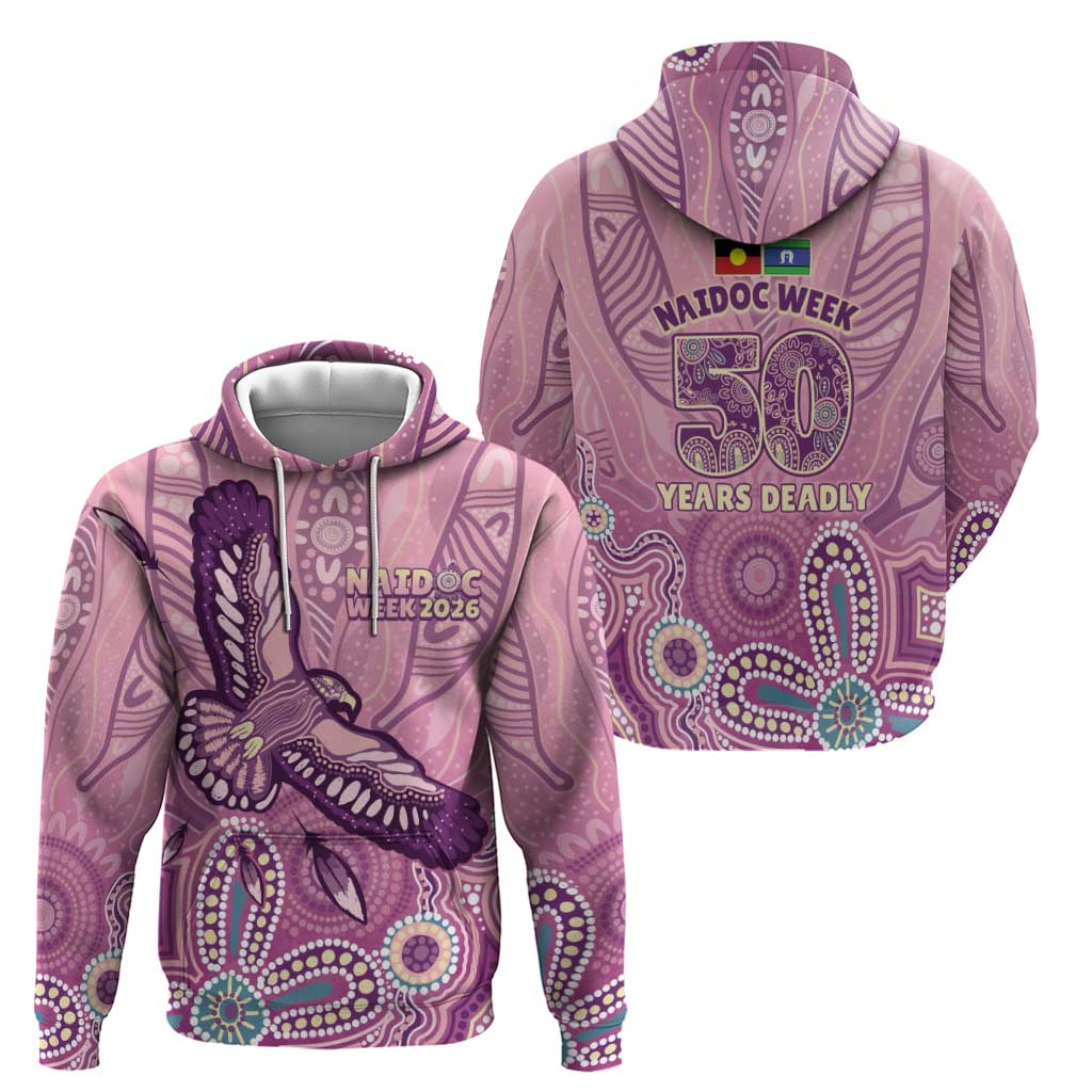 NAIDOC Week - 50 Years Deadly Hoodie Pastel Wings