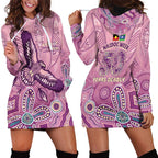 NAIDOC Week - 50 Years Deadly Hoodie Dress Pastel Wings