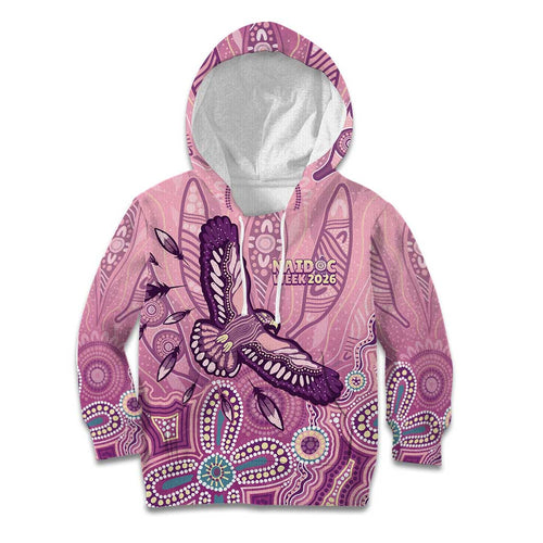 NAIDOC Week - 50 Years Deadly Kid Hoodie Pastel Wings