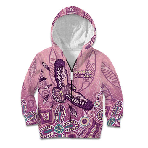NAIDOC Week - 50 Years Deadly Kid Hoodie Pastel Wings