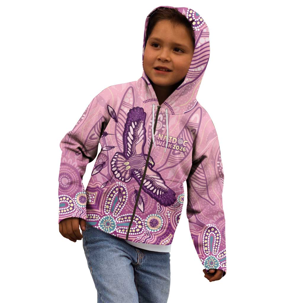 NAIDOC Week - 50 Years Deadly Kid Hoodie Pastel Wings