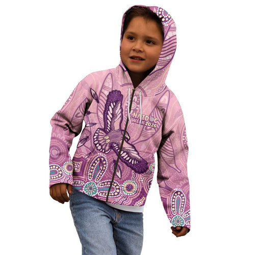 NAIDOC Week - 50 Years Deadly Kid Hoodie Pastel Wings