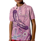 NAIDOC Week - 50 Years Deadly Kid Polo Shirt Pastel Wings
