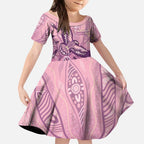 NAIDOC Week - 50 Years Deadly Kid Short Sleeve Dress Pastel Wings
